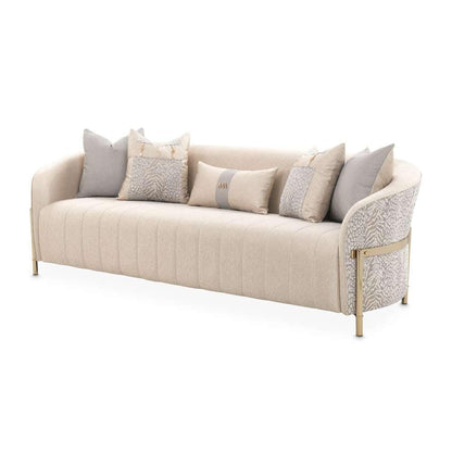 AICO by Michael Amini - Lisbon Sofa - Opal/Gold - LFR-LSBN815-OPL-806 veiw 1