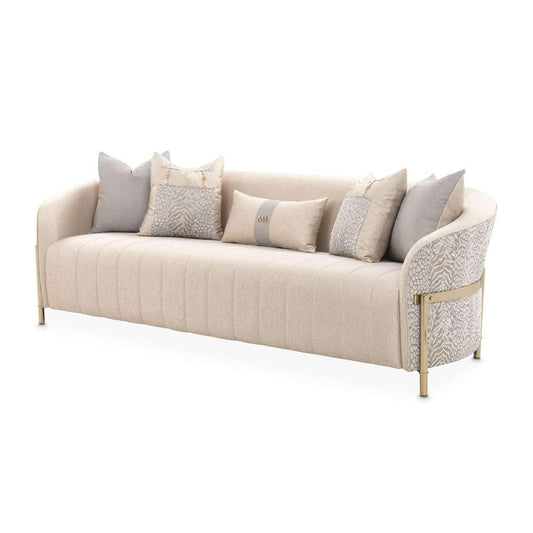 AICO by Michael Amini - Lisbon Sofa - Opal/Gold - LFR-LSBN815-OPL-806 veiw 1