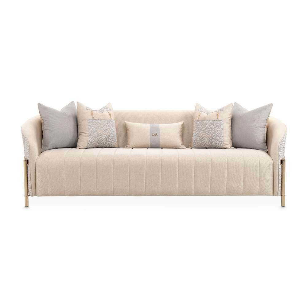 AICO by Michael Amini - Lisbon Sofa - Opal/Gold - LFR-LSBN815-OPL-806 veiw 2
