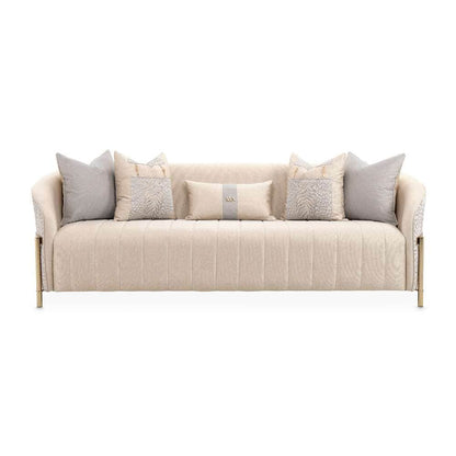 AICO by Michael Amini - Lisbon Sofa - Opal/Gold - LFR-LSBN815-OPL-806 veiw 2