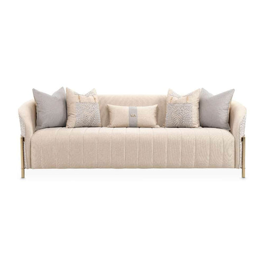 AICO by Michael Amini - Lisbon Sofa - Opal/Gold - LFR-LSBN815-OPL-806 veiw 2