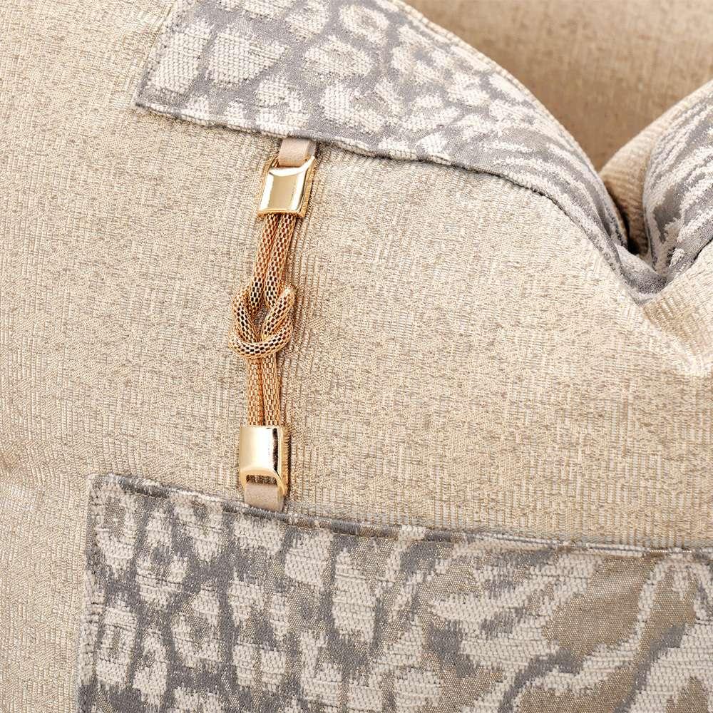 AICO by Michael Amini - Lisbon Sofa - Opal/Gold - LFR-LSBN815-OPL-806 veiw 6