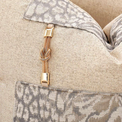 AICO by Michael Amini - Lisbon Sofa - Opal/Gold - LFR-LSBN815-OPL-806 veiw 6