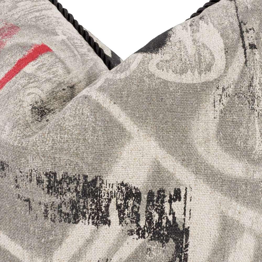 AICO by Michael Amini - Uptown Downtown Bronx 19in Square Throw Pillow - Firefly - BCS-DP19-BRONX-FFY veiw 3