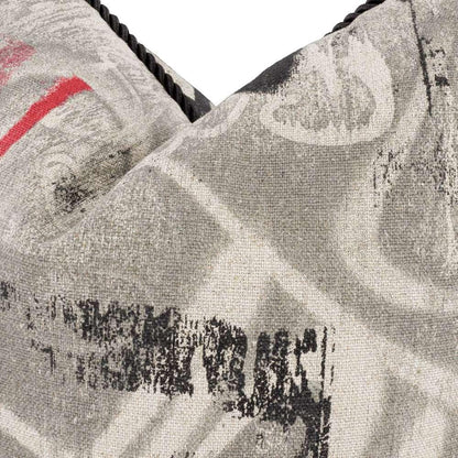 AICO by Michael Amini - Uptown Downtown Bronx 19in Square Throw Pillow - Firefly - BCS-DP19-BRONX-FFY veiw 3