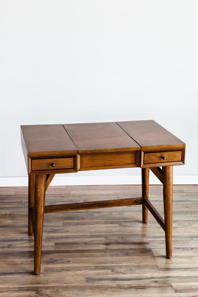 Alpine Furniture - Flynn Bedroom Vanity, Acorn - 966-19 view 1