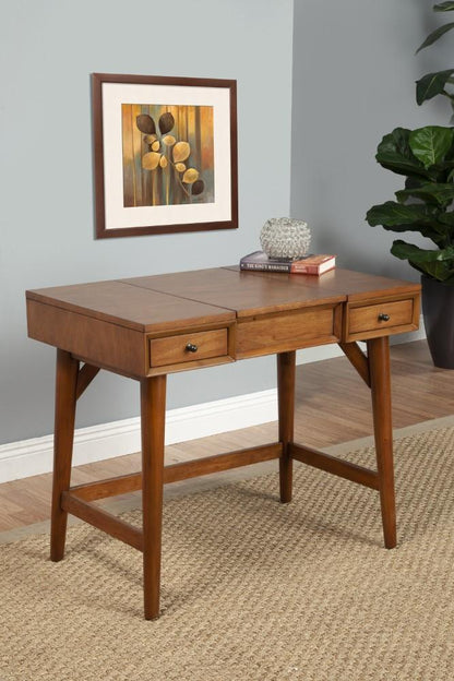 Alpine Furniture - Flynn Bedroom Vanity, Acorn - 966-19 view 6