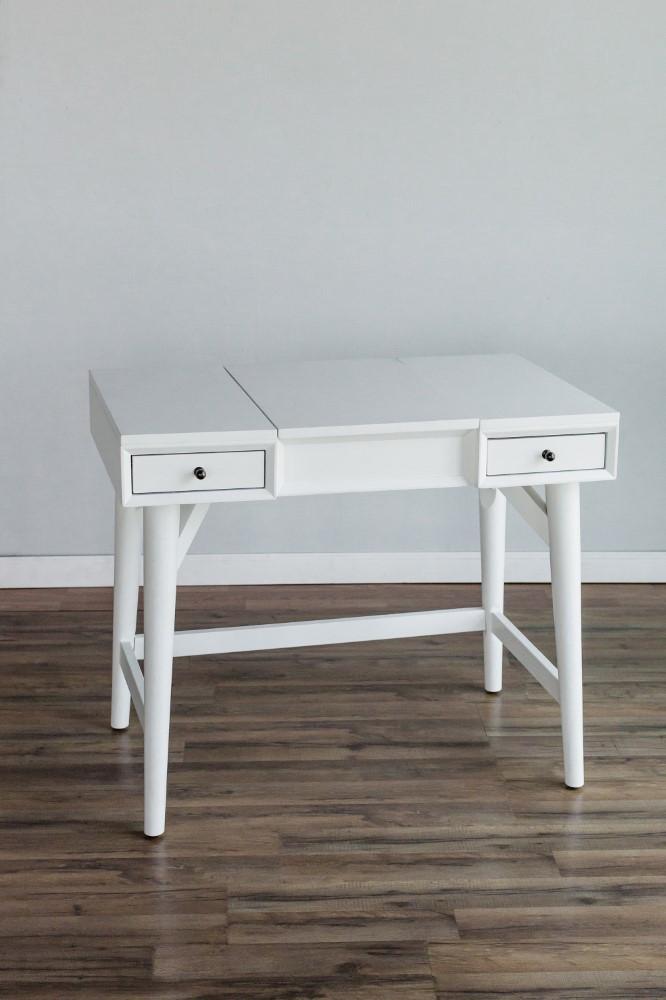 Alpine Furniture - Flynn Bedroom Vanity, White - 966-W-19 veiw 1