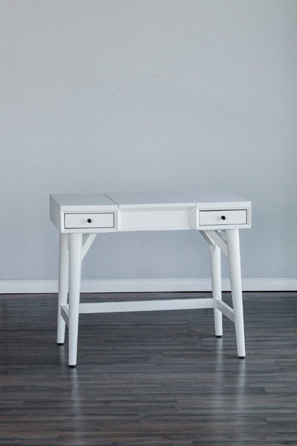 Alpine Furniture - Flynn Bedroom Vanity, White - 966-W-19 veiw 3