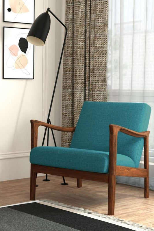 Alpine Furniture - Zephyr Lounge Chair, Turquoise - RT641A-TUR veiw 1
