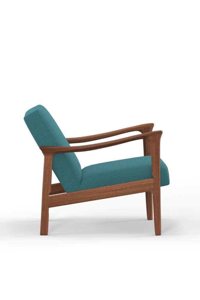 Alpine Furniture - Zephyr Lounge Chair, Turquoise - RT641A-TUR veiw 4