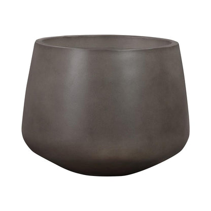 Armen Living - Amethyst Medium Round Lightweight Concrete Indoor or Outdoor Planter in grey - LCAWSMPLGR veiw 1