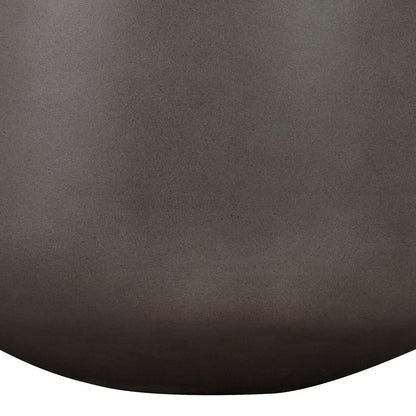 Armen Living - Amethyst Medium Round Lightweight Concrete Indoor or Outdoor Planter in grey - LCAWSMPLGR veiw 3