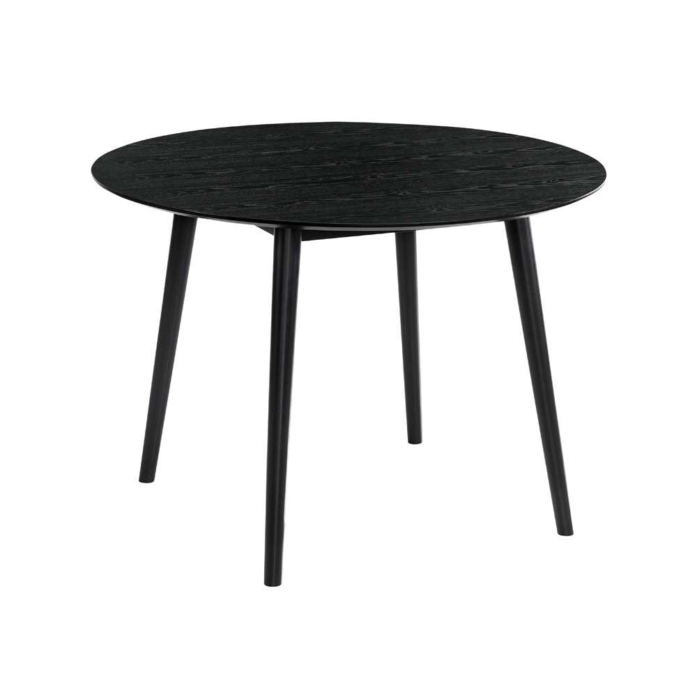 Armen Living - Arcadia 42in Round Dining Table in Black Wood - LCARDIBL42 veiw 1