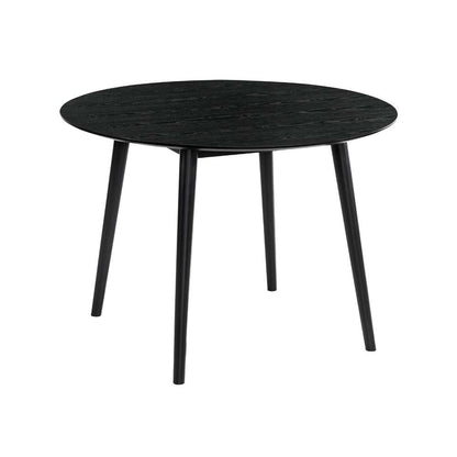 Armen Living - Arcadia 42in Round Dining Table in Black Wood - LCARDIBL42 veiw 1