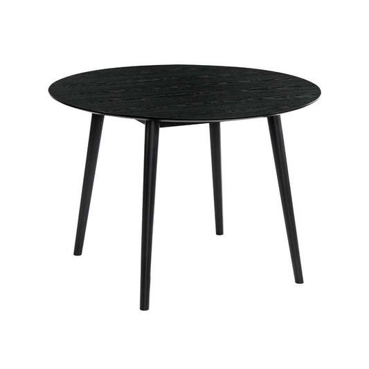 Armen Living - Arcadia 42in Round Dining Table in Black Wood - LCARDIBL42 veiw 1