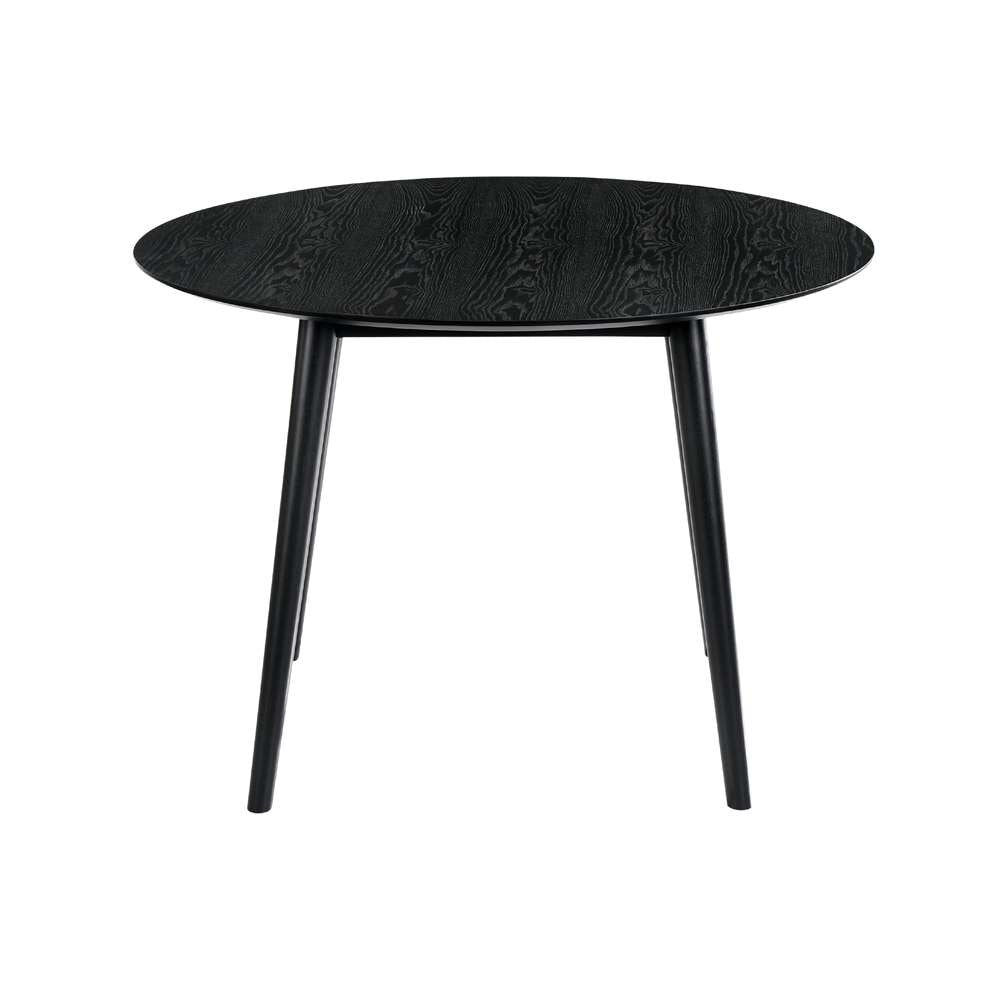 Armen Living - Arcadia 42in Round Dining Table in Black Wood - LCARDIBL42 veiw 2