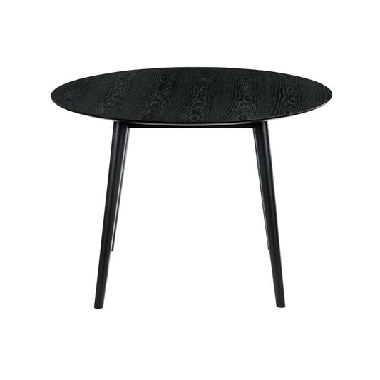 Armen Living - Arcadia 42in Round Dining Table in Black Wood - LCARDIBL42 veiw 2