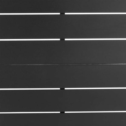 Armen Living - Argiope Outdoor Patio Round Coffee Table in Black Aluminum  - 840254332553 veiw 4