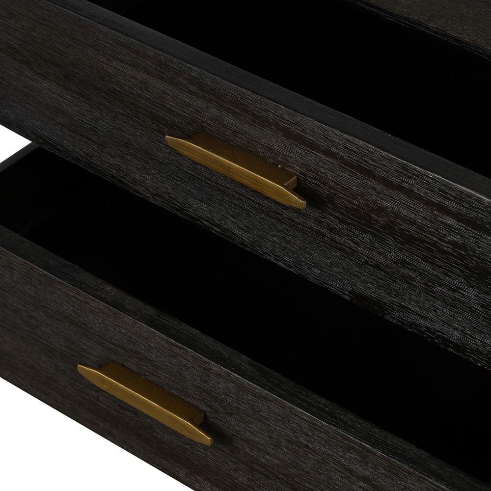 Armen Living - Baly Acacia Mid-Century 2 Drawer Night stand - LCLFLABR veiw 8