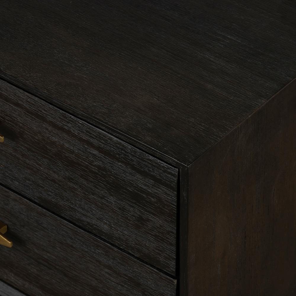 Armen Living - Baly Acacia Mid-Century 2 Drawer Night stand - LCLFLABR veiw 9