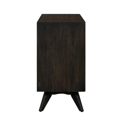 Armen Living - Baly Acacia Mid-Century 6 Drawer Dresser - LCLFDRBR veiw 4