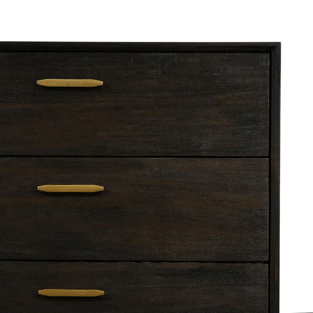 Armen Living - Baly Acacia Mid-Century 6 Drawer Dresser - LCLFDRBR veiw 6