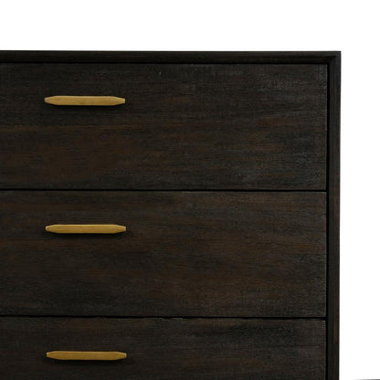 Armen Living - Baly Acacia Mid-Century 6 Drawer Dresser - LCLFDRBR veiw 6