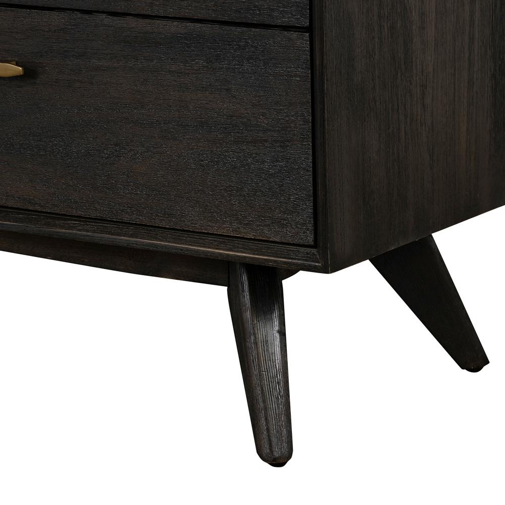 Armen Living - Baly Acacia Mid-Century 6 Drawer Dresser - LCLFDRBR veiw 7