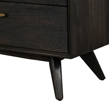 Armen Living - Baly Acacia Mid-Century 6 Drawer Dresser - LCLFDRBR veiw 7