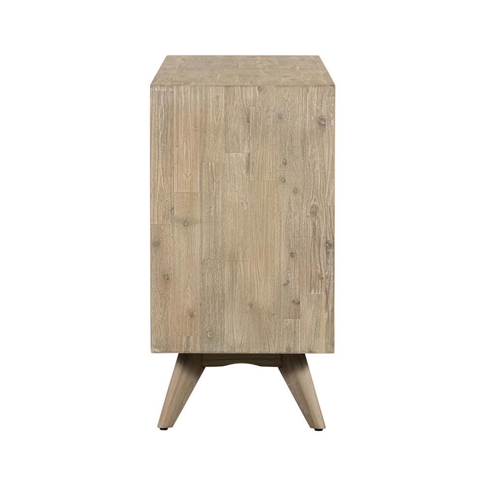 Armen Living - Baly Acacia Mid-Century Gray 6 Drawer Dresser - LCLFDRGR veiw 3