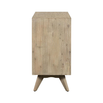 Armen Living - Baly Acacia Mid-Century Gray 6 Drawer Dresser - LCLFDRGR veiw 3