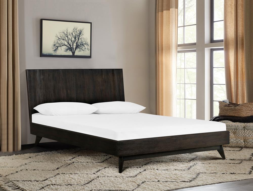 Armen Living - Baly Acacia Mid-Century Platform King Bed - LCLFBDKG veiw 9