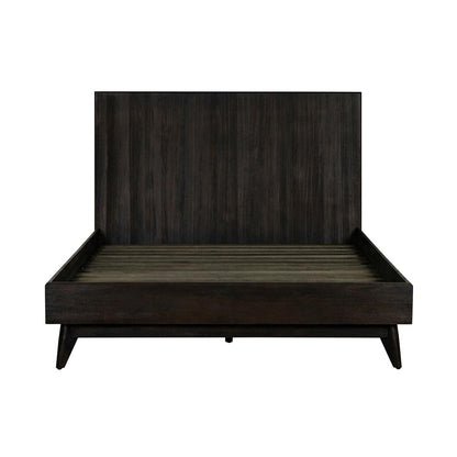 Armen Living - Baly Acacia Mid-Century Platform Queen Bed - LCLFBDQN veiw 3