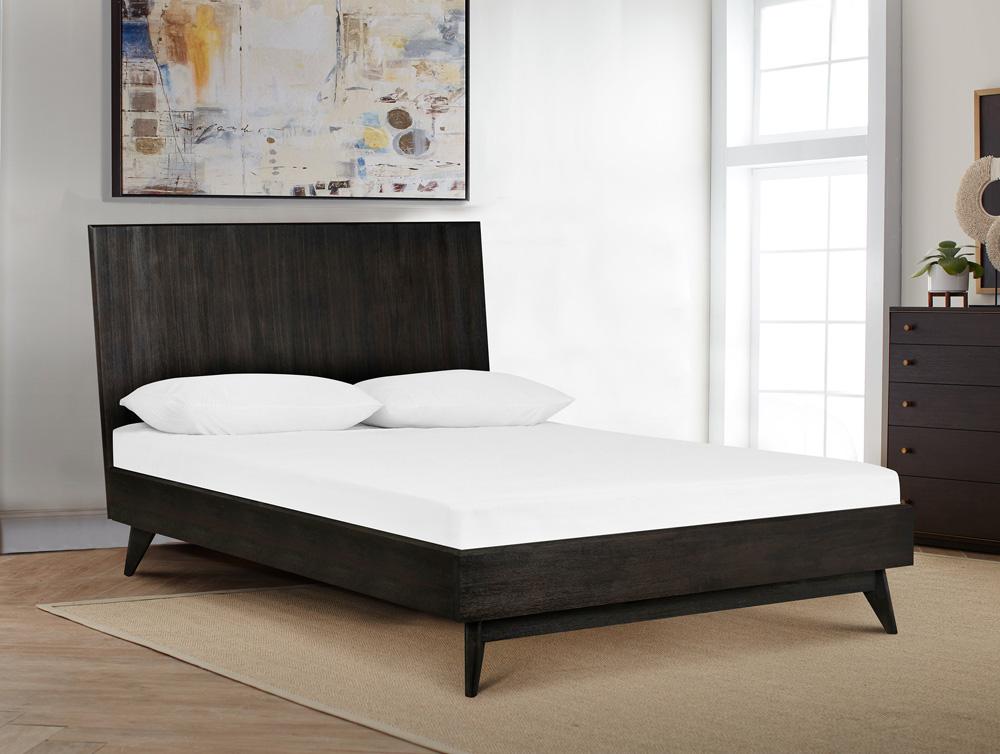 Armen Living - Baly Acacia Mid-Century Platform Queen Bed - LCLFBDQN veiw 9