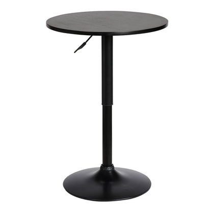 Armen Living - Bentley Adjustable Pub Table in Black Brushed Wood and Black Metal finish - LCBEPUBLK veiw 1