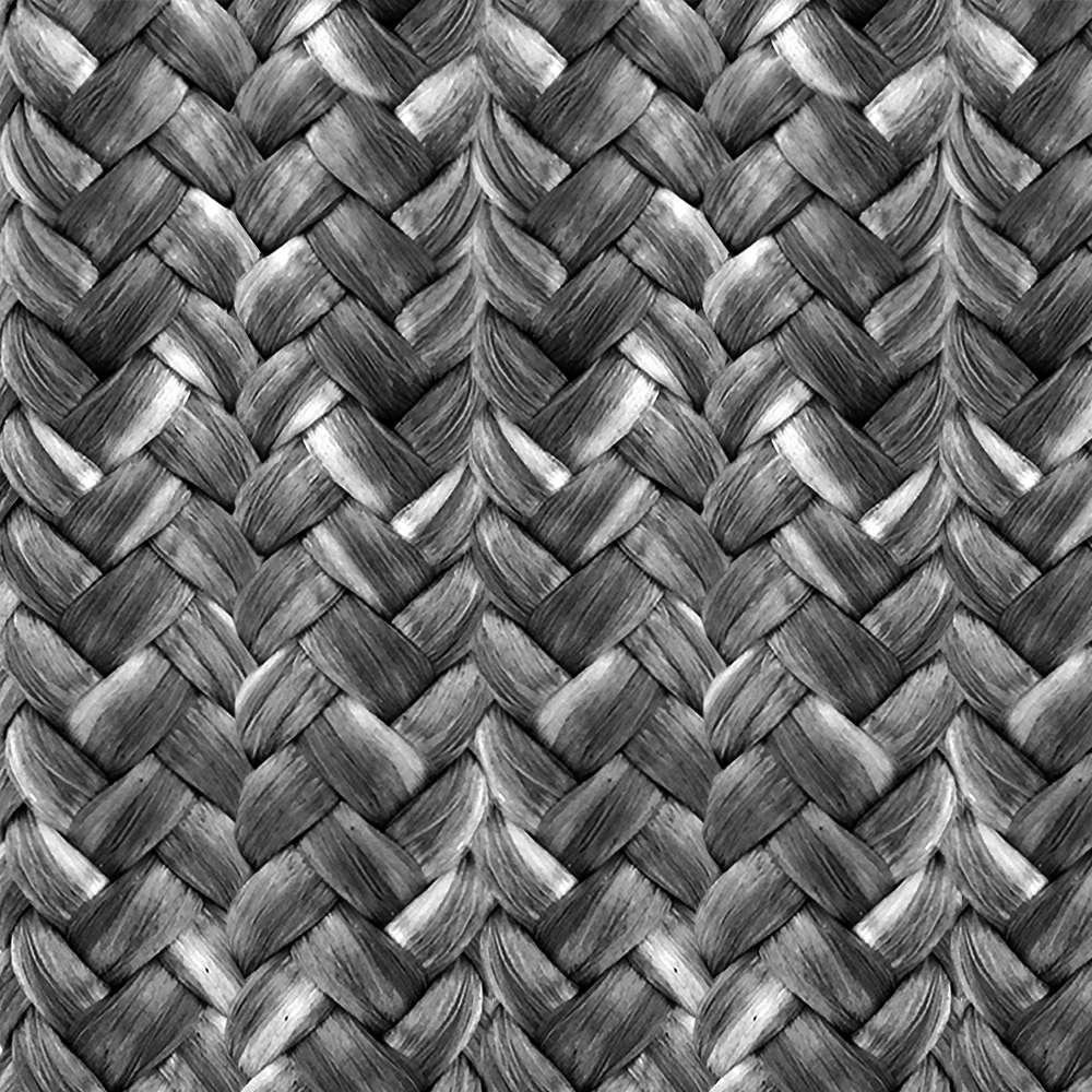 Armen Living - Brighton 4 Piece Outdoor Patio Seating Set in Dark Eucalyptus Wood with Grey Rope and White Cushions - 840254336100 veiw 3