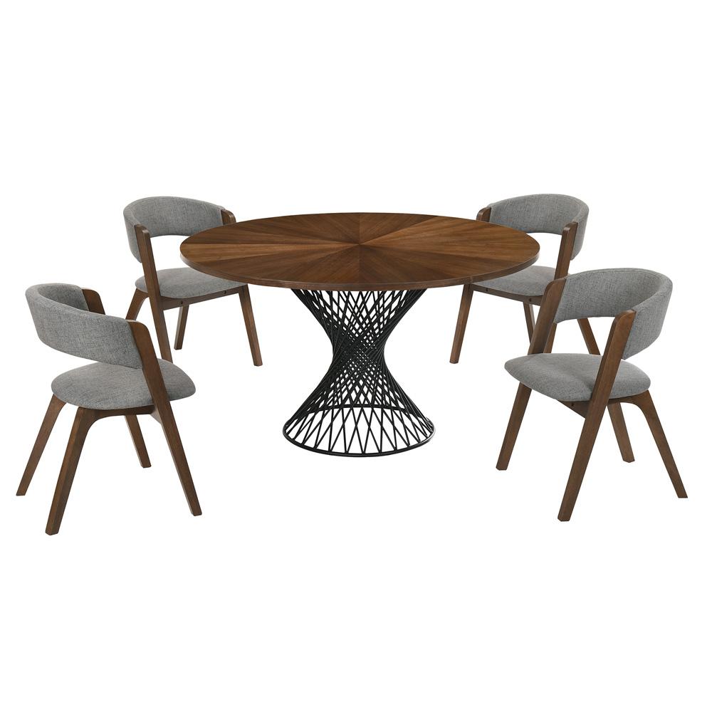 Armen Living Cirque and Jackie Dining Set - Thumbnail 4