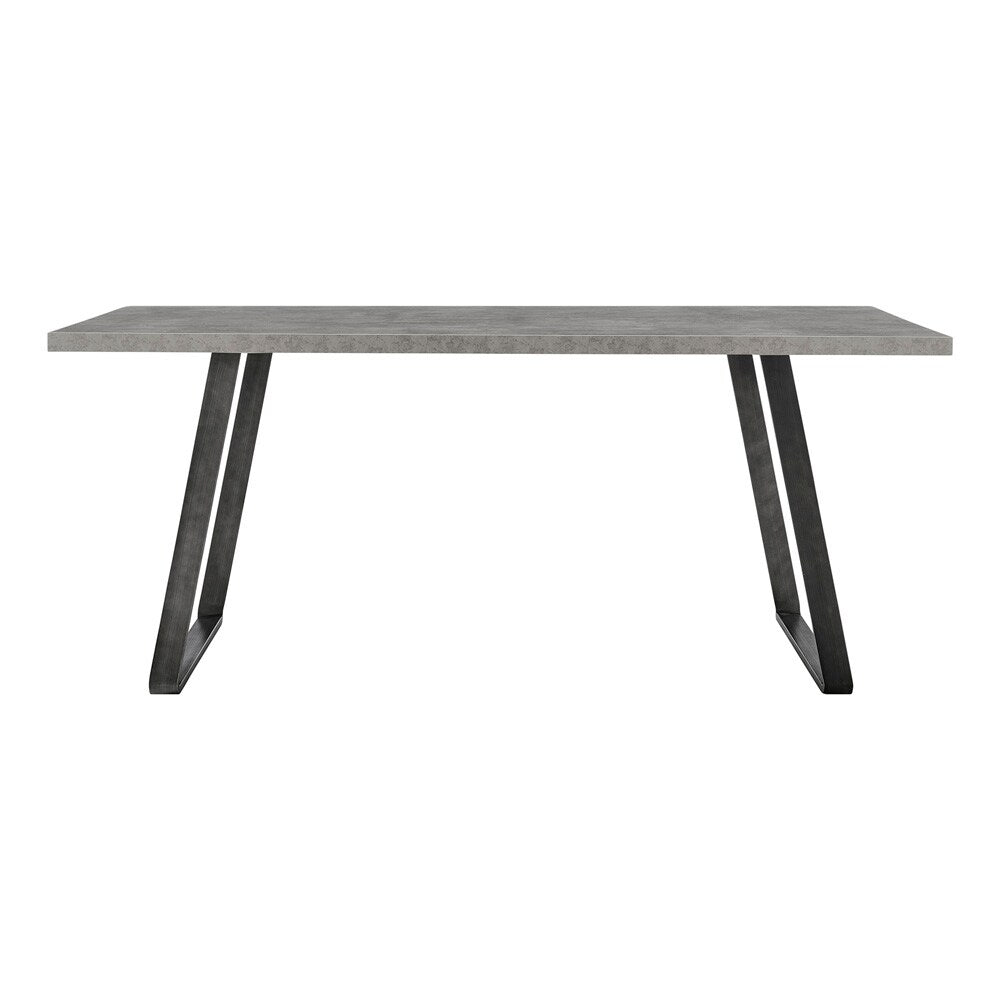 Armen Living - Coronado 5 Piece Pewter Rectangular Dining Set - SETCDDI5PCPW veiw 5