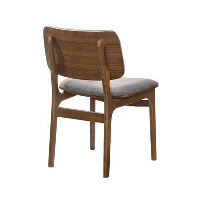 Armen Living - Cortina and Lima 5 Piece Walnut Rectangular Dining Set - SETCODIWA5D veiw 4