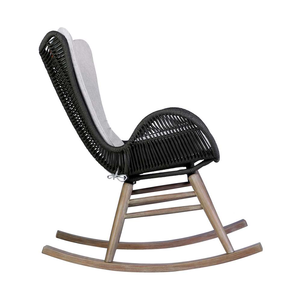 Armen Living Fanny Outdoor Patio Rocking Chair