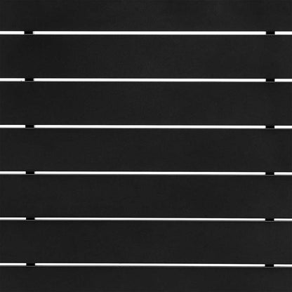 Armen Living - Grand Outdoor Patio Counter Height Dining Table in Black Aluminum - 840254332591 veiw 4