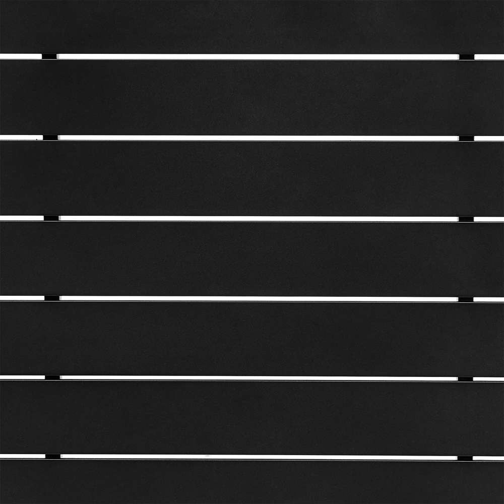 Armen Living - Grand Outdoor Patio Bar Height Dining Table in Aluminum - 840254332676 veiw 4