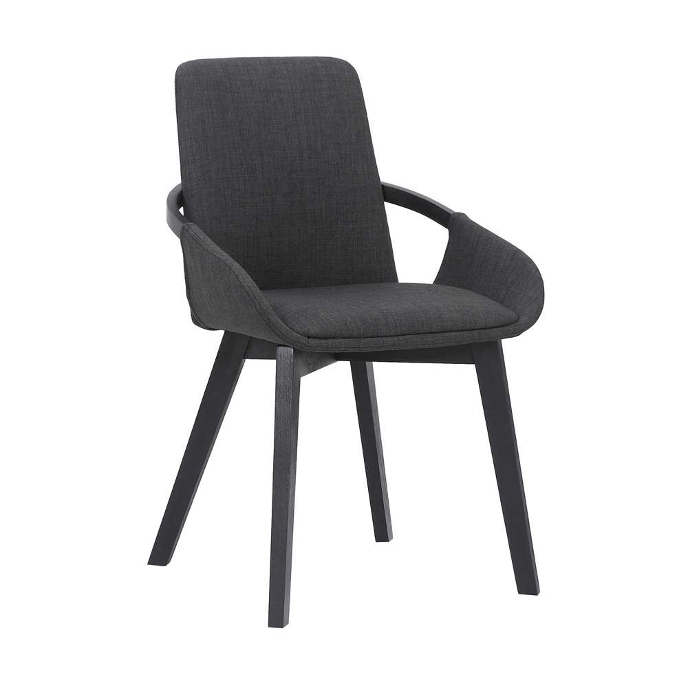 Armen Living - Greisen Modern Charcoal Wood Dining Room Chair - LCGRCHCH veiw 1