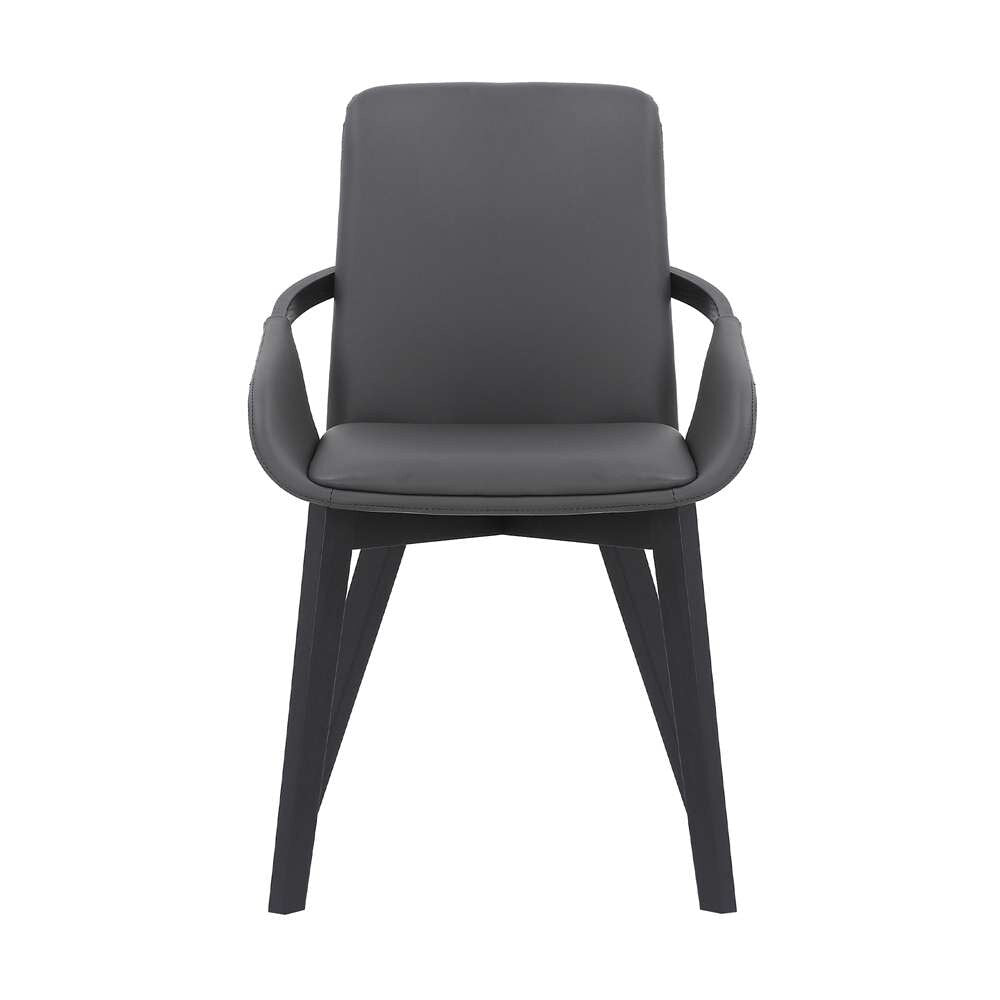 Armen Living - Greisen Modern Gray Wood Dining Room Chair - LCGRCHGR veiw 2