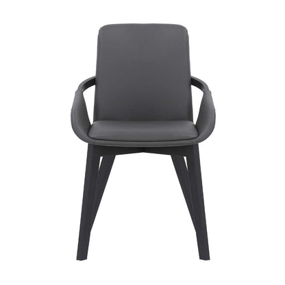Armen Living - Greisen Modern Gray Wood Dining Room Chair - LCGRCHGR veiw 2