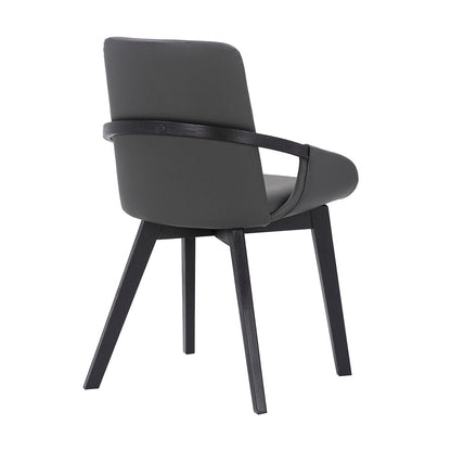 Armen Living - Greisen Modern Gray Wood Dining Room Chair - LCGRCHGR veiw 4