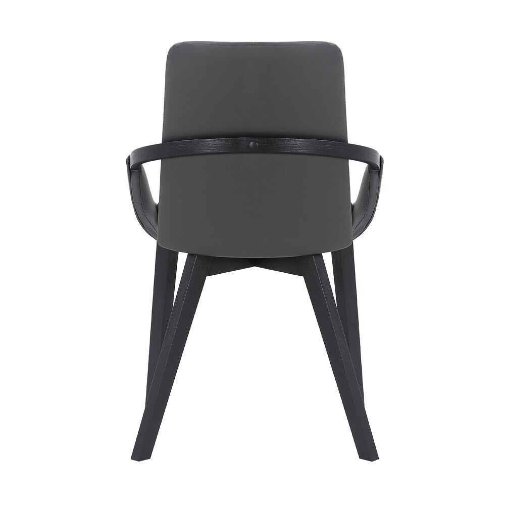 Armen Living - Greisen Modern Gray Wood Dining Room Chair - LCGRCHGR veiw 5