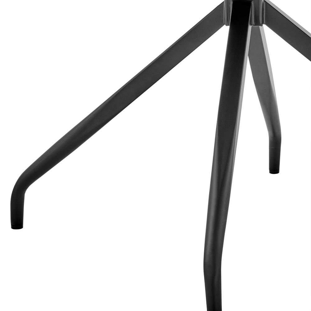 Armen Living - Hadley Dining Room Accent Chair in Gray Velvet with Black Finish - LCHDCHGRY veiw 7