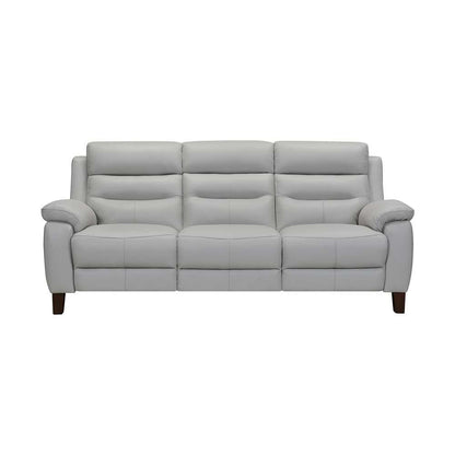 Armen Living - Hayward 82in Dove Gray Genuine Leather Power Reclining Sofa - LCHA3DV veiw 1